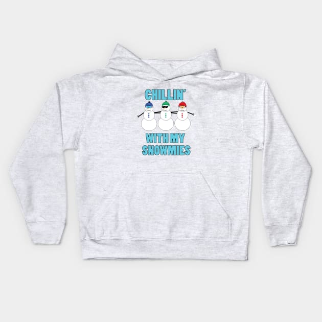 Snowmies Kids Hoodie by ACGraphics